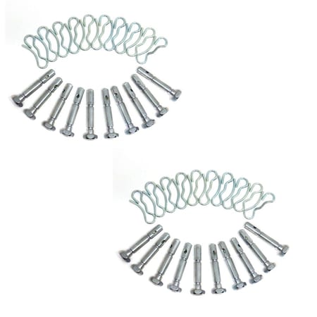 Aftermarket 20PK 738-04124A Shear Pins Bowtie 714-04040 Cotters Snowthrower STW60-0136